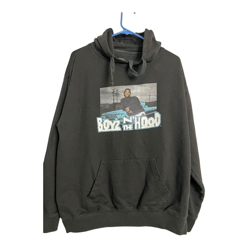 Vtg Cross Colours Vintage rEtro Boyz N The Hood Hoodie Sweatshirt L Rap Hip Hop